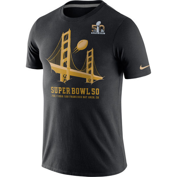 Super Bowl 50 Nike Hero T-Shirt - Black 
