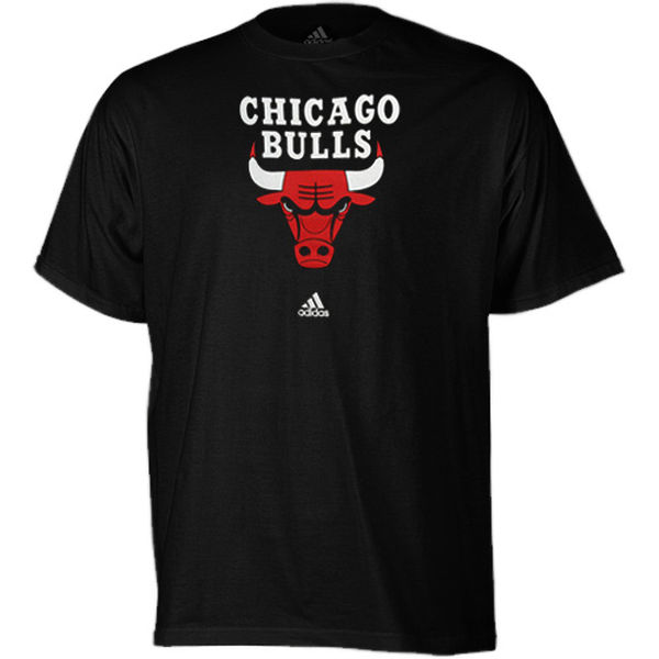 Chicago Bulls Primary Logo T-Shirt - Black