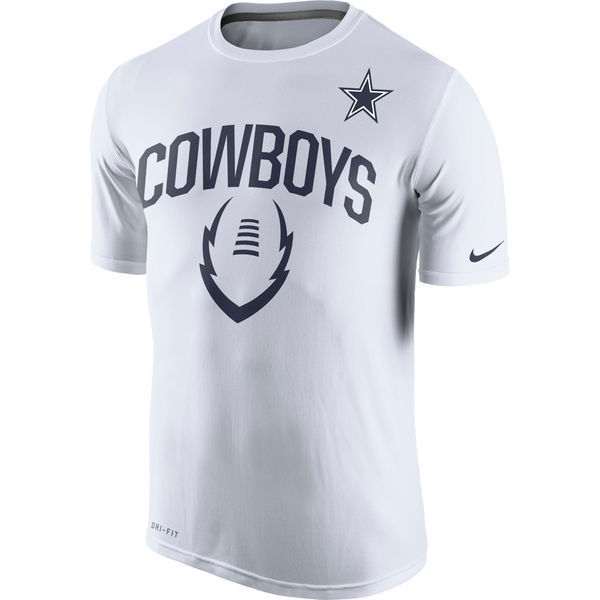 Dallas Cowboys Nike Legend Icon Performance T-Shirt - White 