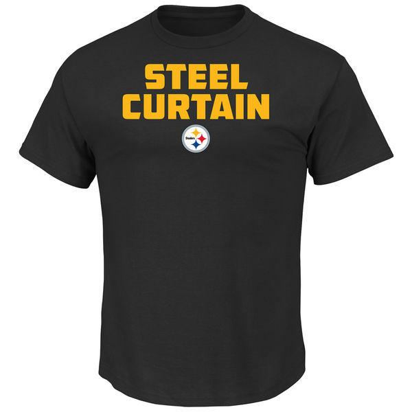 Pittsburgh Steelers Majestic Hot Phrase T-Shirt - Black 