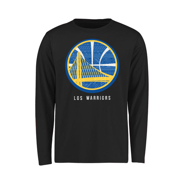 Golden State Warriors Youth Noches Enebea Long Sleeve T-Shirt - Black