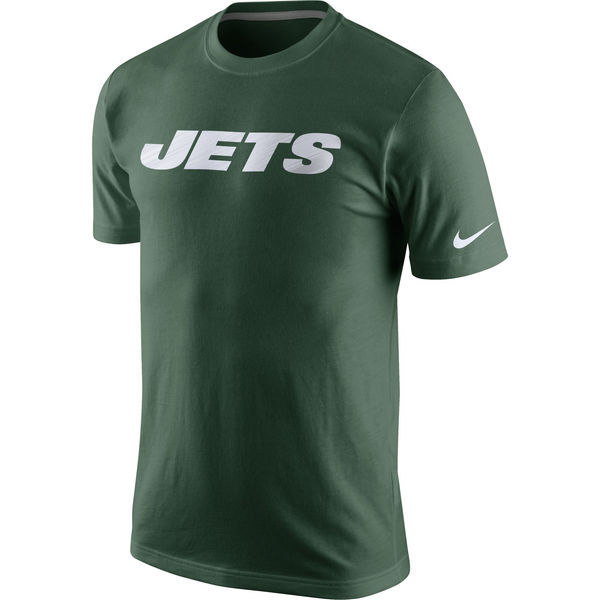 Nike New York Jets Fast Wordmark T-Shirt - Green 