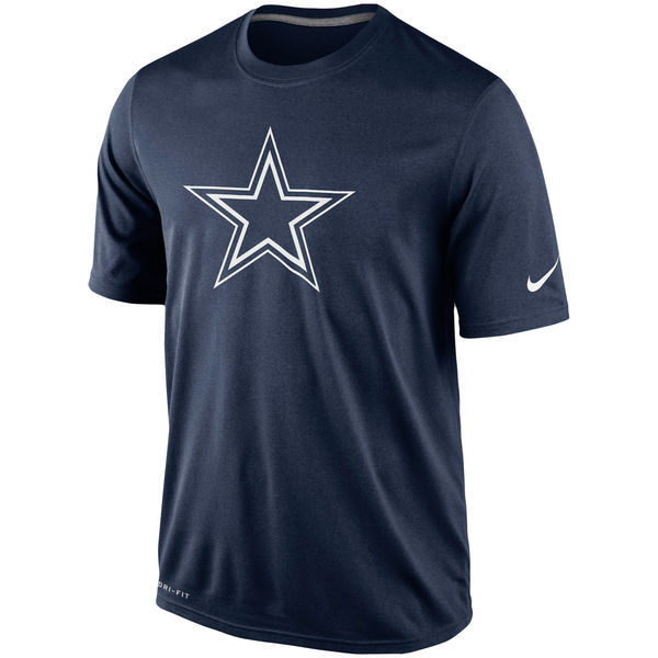 Dallas Cowboys Nike Legend Logo Essential 2 Performance T-Shirt - Navy 