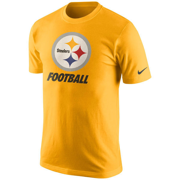 Pittsburgh Steelers Nike Facility T-Shirt - Gold 