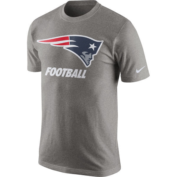 New England Patriots Nike Facility T-Shirt - Heathered Gray 