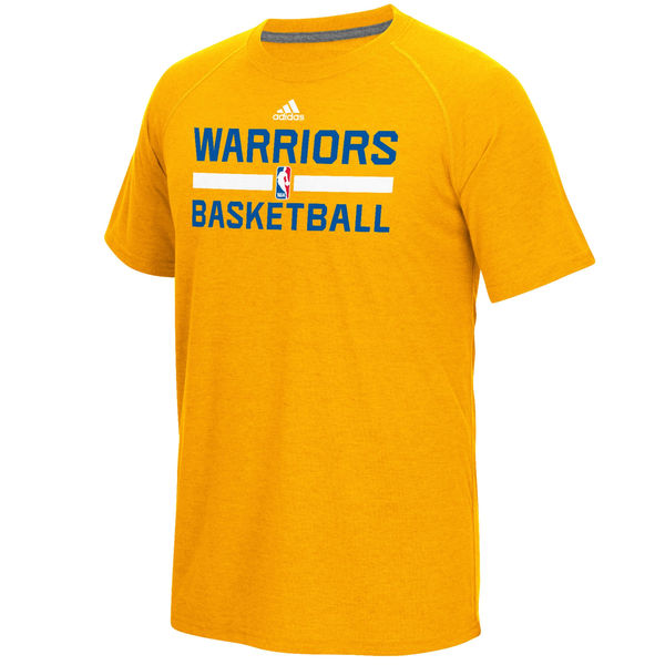 Golden State Warriors adidas On-Court Climalite Ultimate T-Shirt - Gold