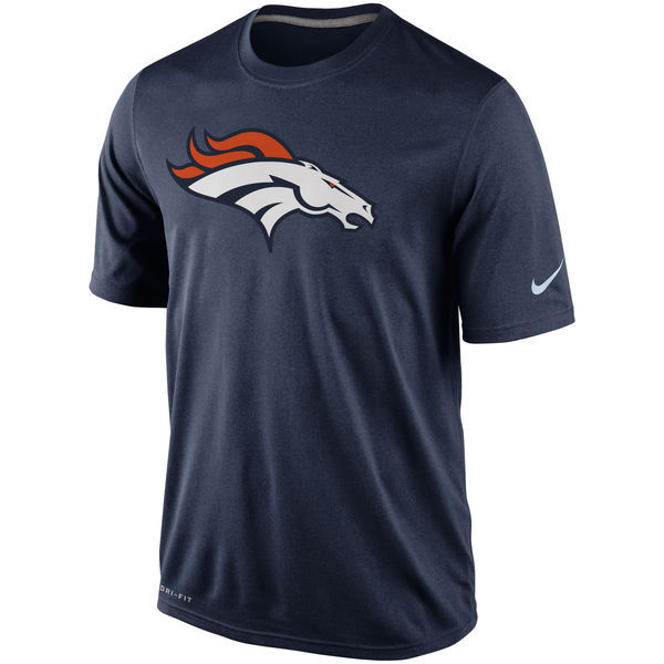 Denver Broncos Nike Legend Logo Essential 2 Performance T-Shirt - Navy 