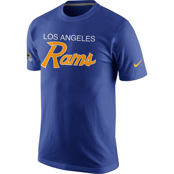 Los Angeles Rams Nike Script T-Shirt - Royal 