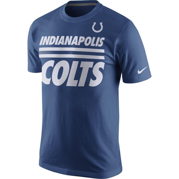 Indianapolis Colts Nike Team Stripe T-Shirt - Royal 