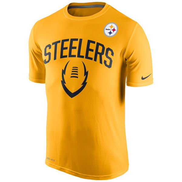 Pittsburgh Steelers Nike Legend Icon Performance T-Shirt - Gold 