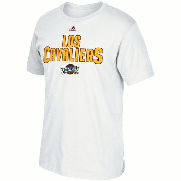 Cleveland Cavaliers adidas Noches Ene-Be-A T-Shirt - White1