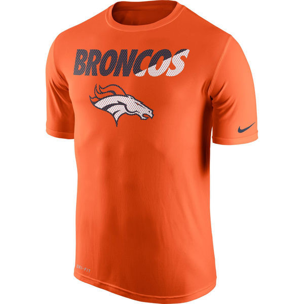 Denver Broncos Nike Legend Staff Practice Performance T-Shirt - Orange 