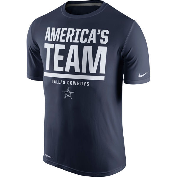 Dallas Cowboys Nike Local Legend Verbiage Performance T-Shirt - Navy Blue 
