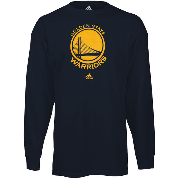 Golden State Warriors Navy Blue Prime Logo Long Sleeve T-shirt