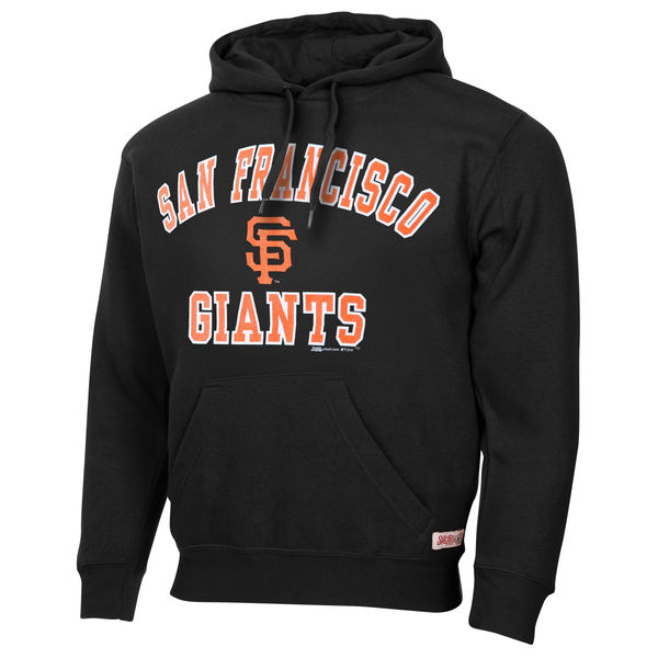 San Francisco Giants Stitches Fastball Fleece Pullover Hoodie  Black