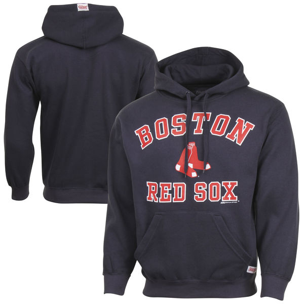 Boston Red Sox Stitches Fastball Fleece Pullover Hoodie  Navy Blue