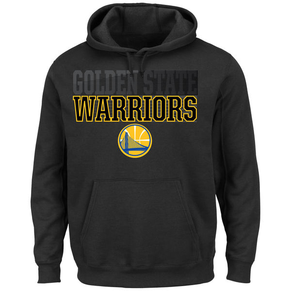 Golden State Warriors Color Pop Pullover Hoodie - Black