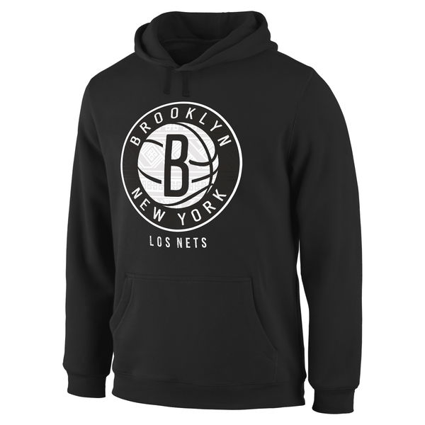 Brooklyn Nets Noches Enebea Pullover Hoodie - Black