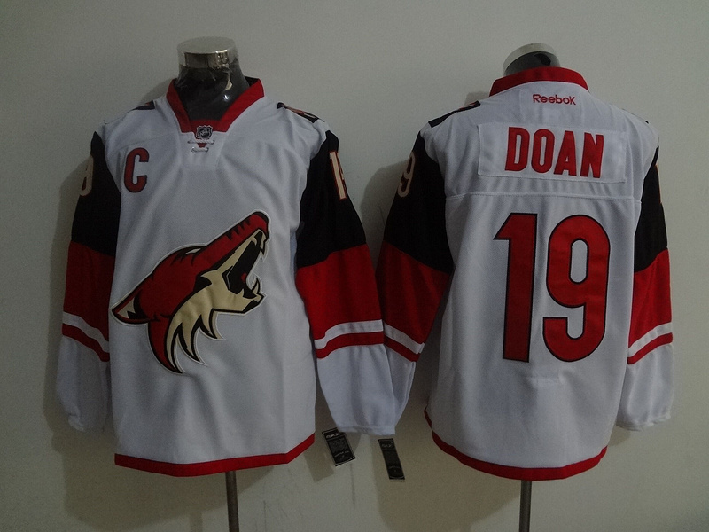 NHL Phoenix Coyotes #19 Doan White Jersey