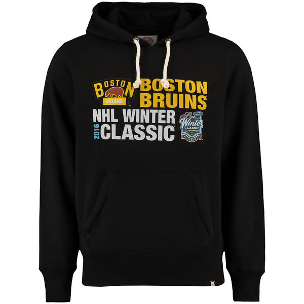 Boston Bruins 47 2016 Winter Classics Crosstown Striker Pullover Sweatshirt - Black