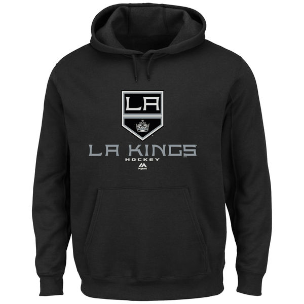 Los Angeles Kings Majestic Big & Tall Critical Victory Pullover Hoodie - Black