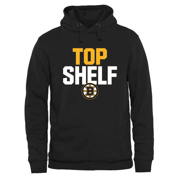 Boston Bruins Top Shelf Pullover Hoodie Black
