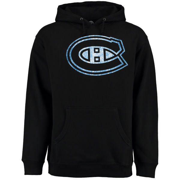 Montreal Canadiens Rinkside Pond Hockey Pullover Hoodie - Black