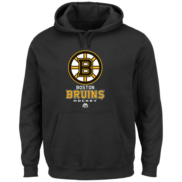 Majsetic Boston Bruins Critical Victory VIII Pullover Hoodie - Black