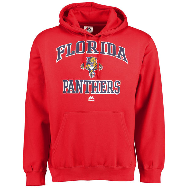 Florida Panthers Majestic Heart & Soul Hoodie - Red