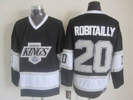 NHL Los Angeles Kings #20 Robitailly Black Jersey