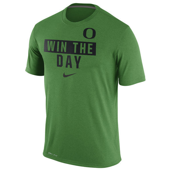 Oregon Ducks Nike WTD Legend Local Verbiage Dri-FIT T-Shirt - Apple Green 