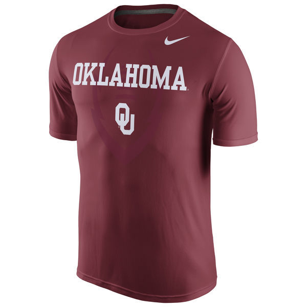 Oklahoma Sooners Nike Legend Football Icon T-Shirt - Crimson 