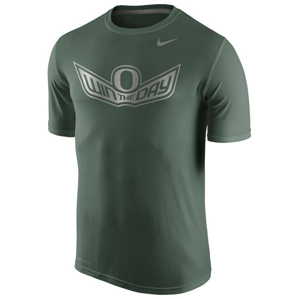 Oregon Ducks Nike Legend Championship Drive Performance T-Shirt - Apple Green 