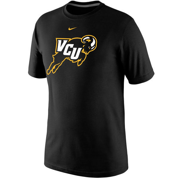Nike VCU Rams 2014 New Logo Classic T-Shirt - Black 