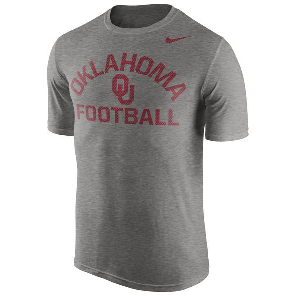 Oklahoma Sooners Nike Legend Lift Performance T-Shirt - Gray 