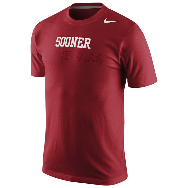 Oklahoma Sooners Nike Football Practice Training Day T-Shirt - Crimson 