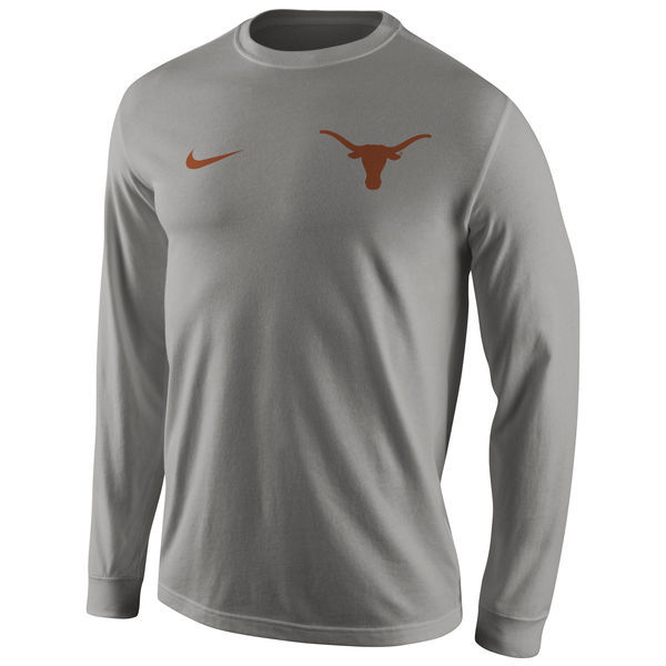 Texas Longhorns Nike Performance Legend Long Sleeve T-Shirt - Gray 