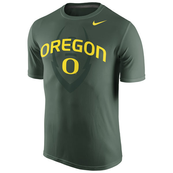 Oregon Ducks Nike Legend Football Icon T-Shirt - Green 