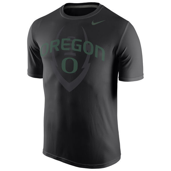 Oregon Ducks Nike Legend Football Icon T-Shirt - Black 