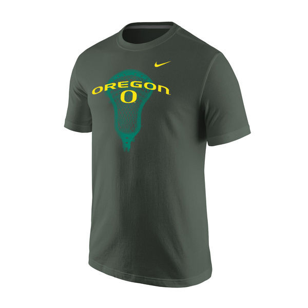 Oregon Ducks Nike Lacrosse T-Shirt - Green 