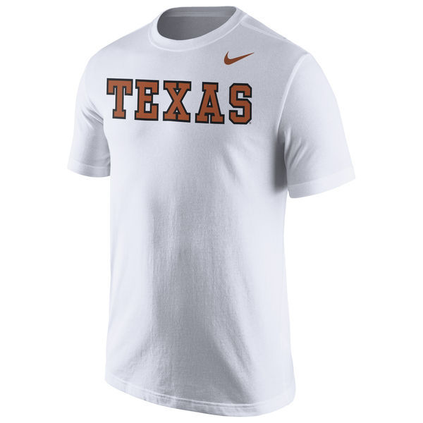 Texas Longhorns Nike Wordmark T-Shirt - White 