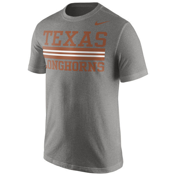 Texas Longhorns Nike Team Stripe T-Shirt - Gray 