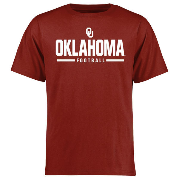 Oklahoma Sooners Custom Sport T-Shirt - Crimson 