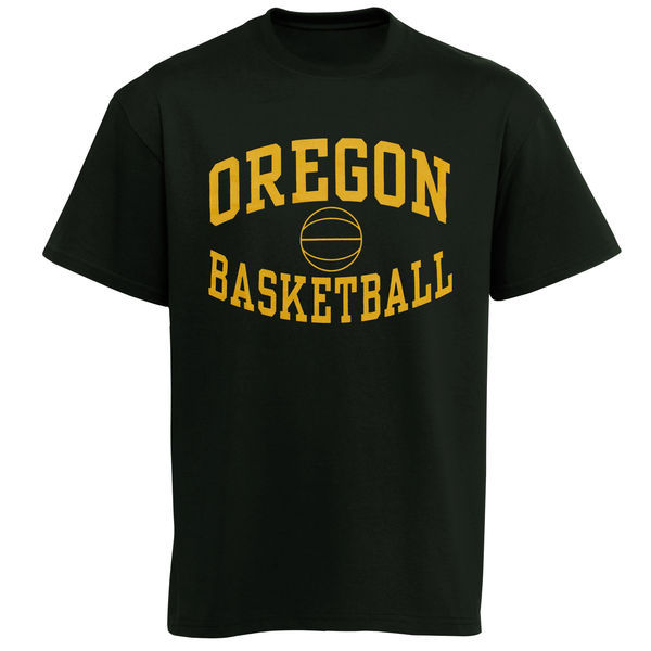 Oregon Ducks Reversal Basketball T-Shirt - Green 