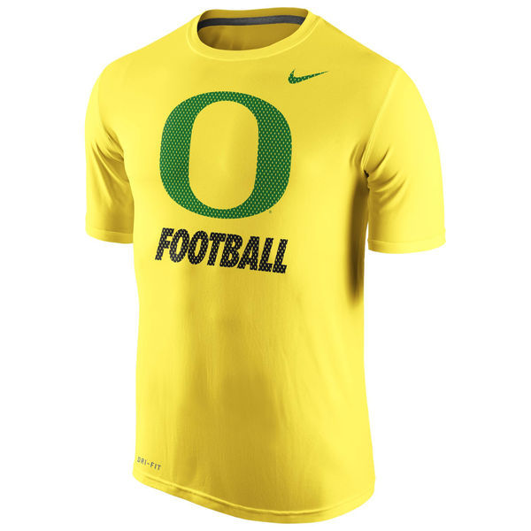Oregon Ducks Nike Sideline Dri-FIT Legend Logo T-Shirt - Yellow 