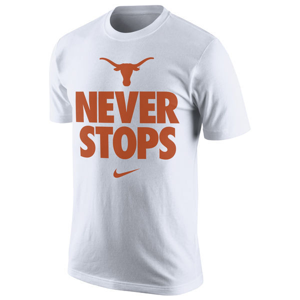 Texas Longhorns Nike Bench Legend Dri-FIT T-Shirt - White 