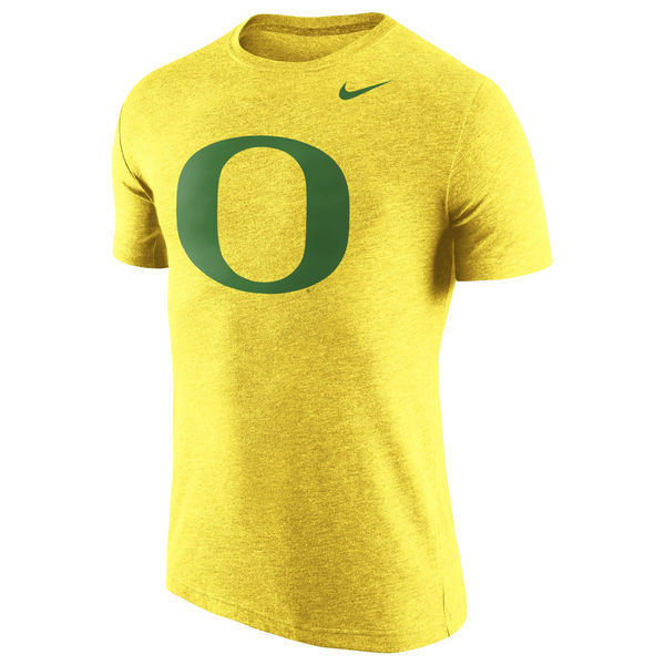 Oregon Ducks Nike Logo Plus Tri-Blend T-Shirt - Heather Gold 