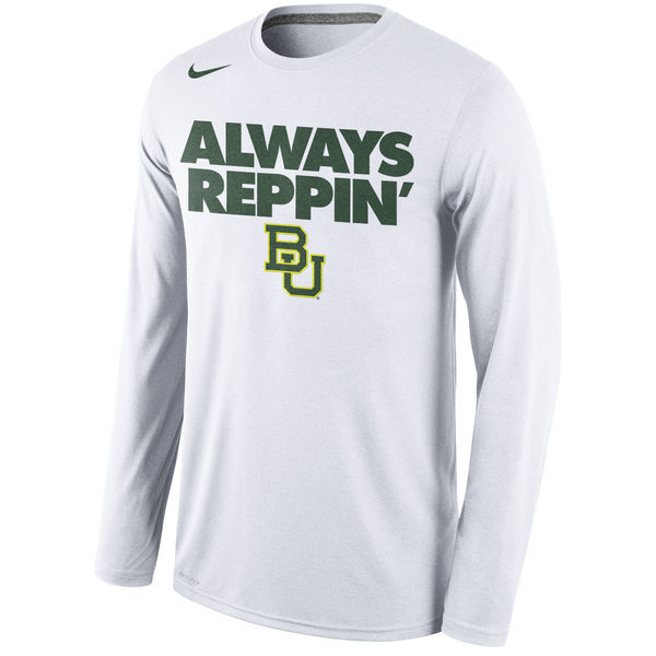 Baylor Bears Nike University Basketball T-Shirt - White