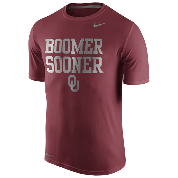 Oklahoma Sooners Nike Legend Championship Drive Performance T-Shirt - Crimson 