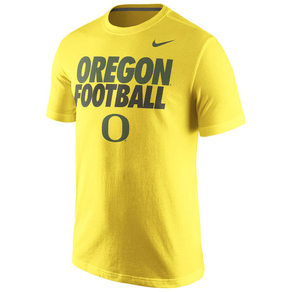 Oregon Ducks Nike Practice T-Shirt - Yellow 